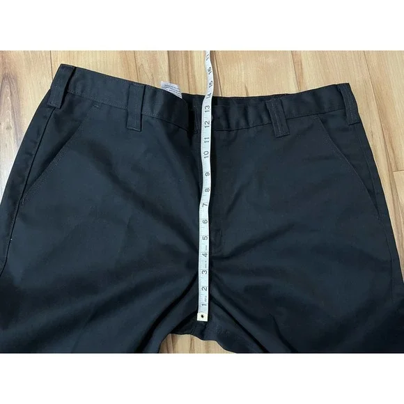 Carhartt Carpenter Twill Work Pants Mens 40x28 Black Relaxed Fit Straight B290 - Picture 4 of 8